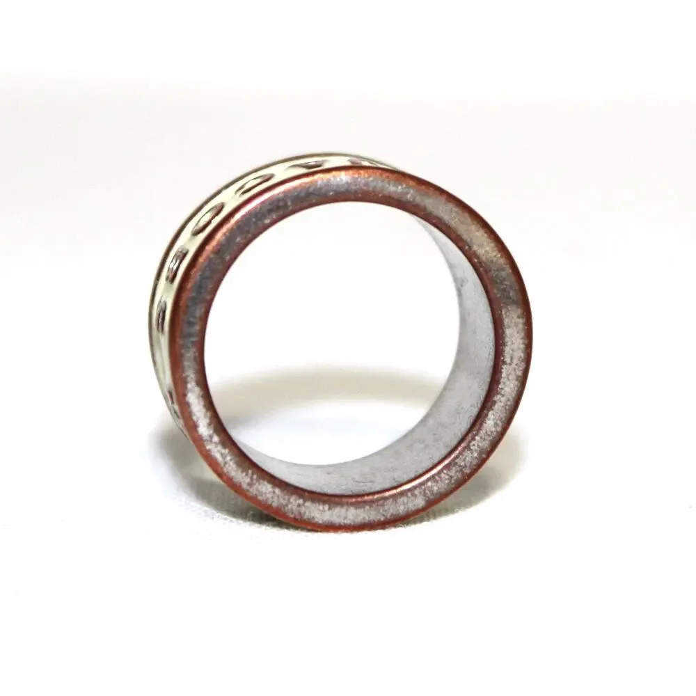 Marc Jacobs Logo Print Ring Size 6